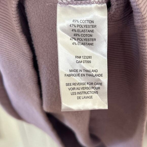 Travis Mathew Light Purple Quarter Zip Long Sleeve Pull Over - Picture 4 of 5